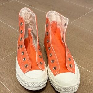 Converse Vibrant Orange High-Tops